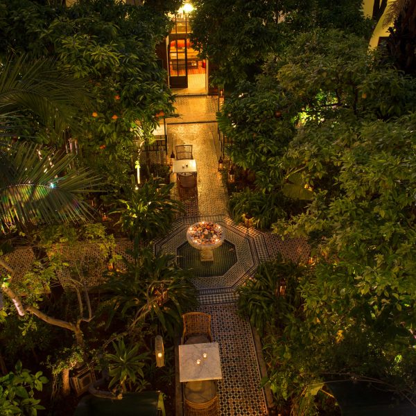 Restaurant avec vue jardin Marrakech